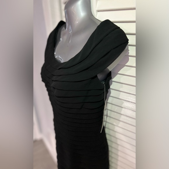 Adrianna Papell Vintage NWT black tiered dress - Picture 12 of 13